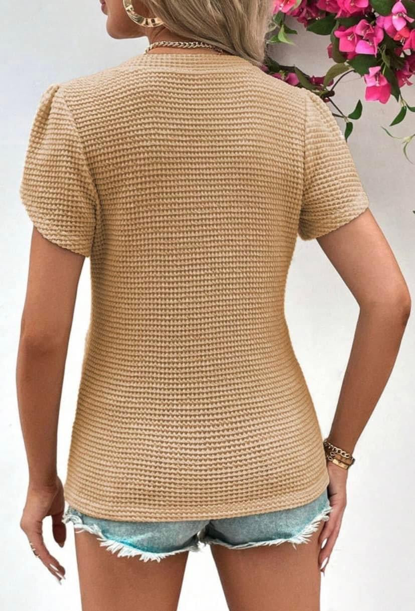 Casey Top~Beige