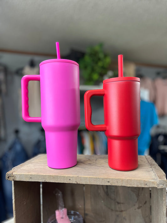 Hot Pink 40oz Tumbler