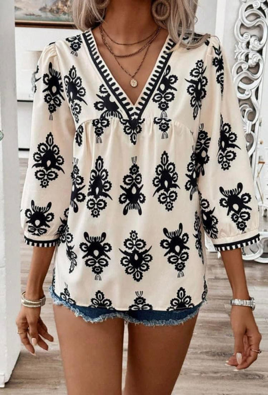 Shandra Top-White